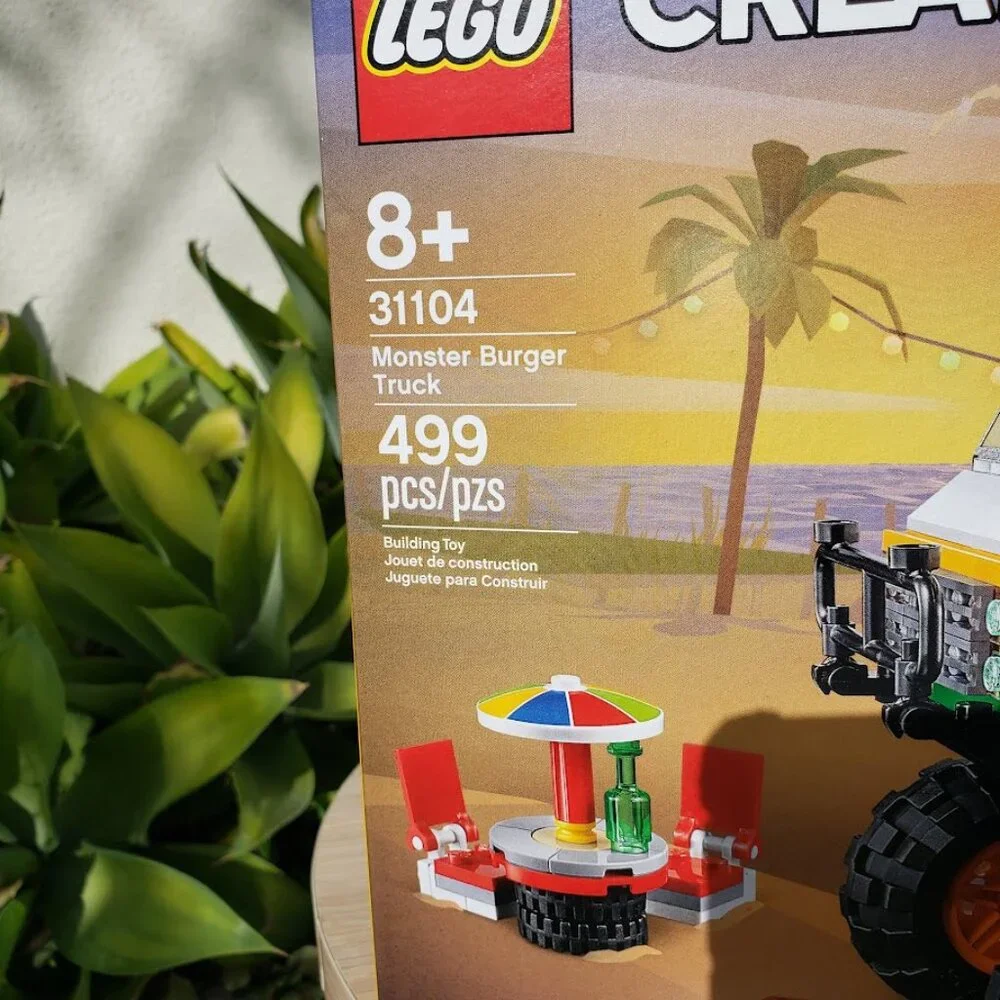 RETIRED LEGO Creator 3in1 Monster Burger Truck 31104 Food Vehicle SEALED NEW 499